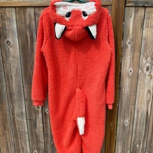 Red Fox Sherpa Onesie Costume